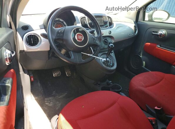 3C3CFFAR4GT122227 2016 FIAT 500 Gray Առջևի վահանակի տեսք