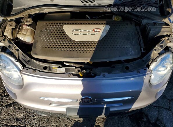 3C3CFFGE1HT699111 2017 FIAT 500 Silver Սալոնի հետևի տեսք