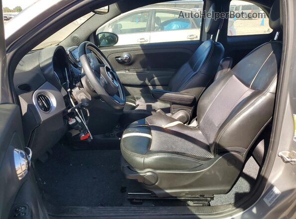 3C3CFFGE2HT586106 2017 FIAT 500 Gray Սալոնի դիմացի տեսք