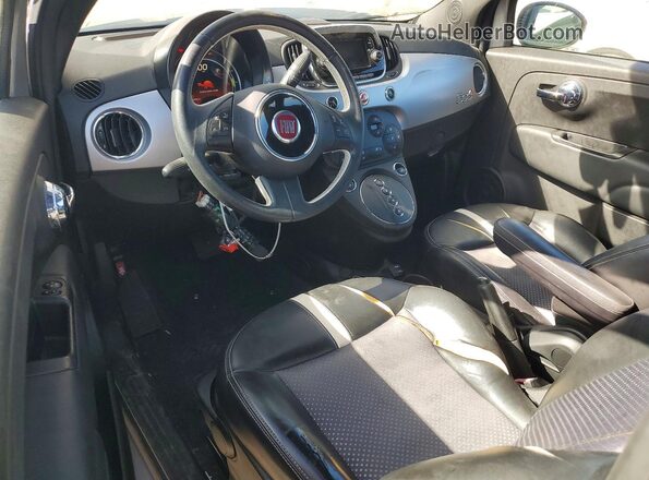 3C3CFFGE2HT586106 2017 FIAT 500 Gray Առջևի վահանակի տեսք