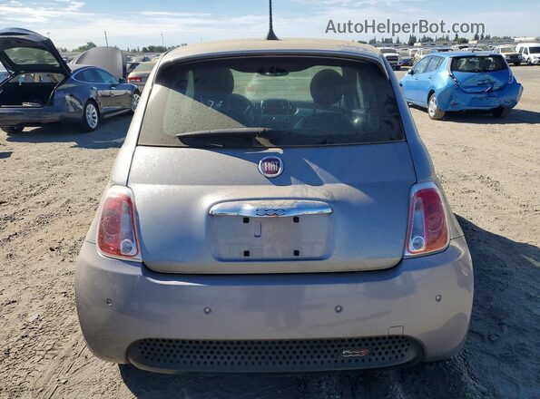 3C3CFFGE2HT586106 2017 FIAT 500 Gray Հետևի տեսք