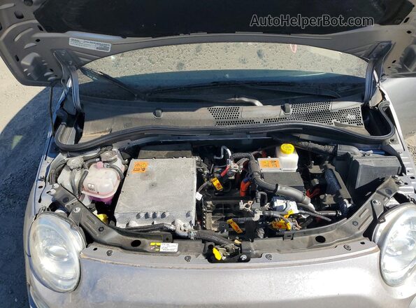 3C3CFFGE2HT586106 2017 FIAT 500 Gray Սալոնի հետևի տեսք
