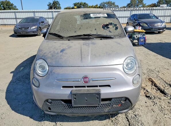 3C3CFFGE2HT586106 2017 FIAT 500 Gray Դիմացի տեսք