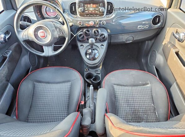 3C3CFFKH5JT420931 2018 FIAT 500 Black Առջևի վահանակի տեսք