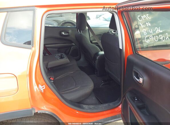 3C4NJCAB1HT690702 2017 JEEP NEW COMPASS Orange Vista de la etiqueta del VIN