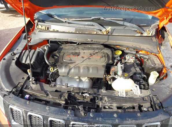3C4NJCAB1HT690702 2017 JEEP NEW COMPASS Orange Vista trasera