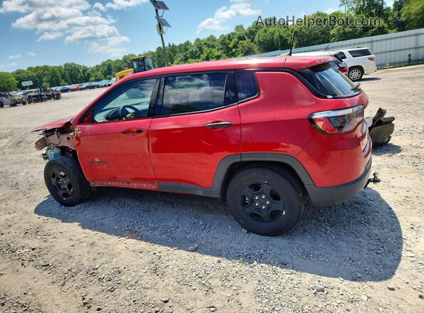 3C4NJCAB2LT247855 2020 JEEP COMPASS Red Rear left