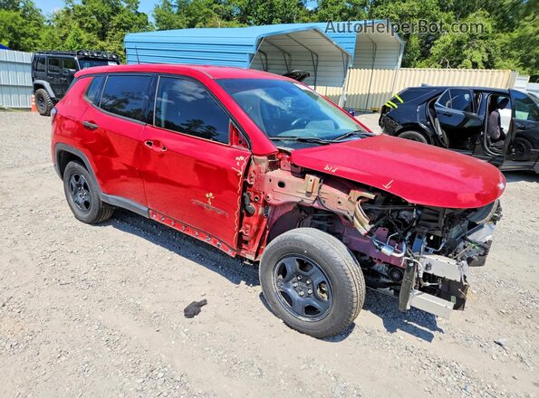 3C4NJCAB2LT247855 2020 JEEP COMPASS Red Front right