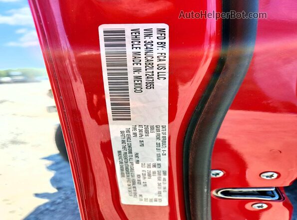 3C4NJCAB2LT247855 2020 JEEP COMPASS Red 360 interior view