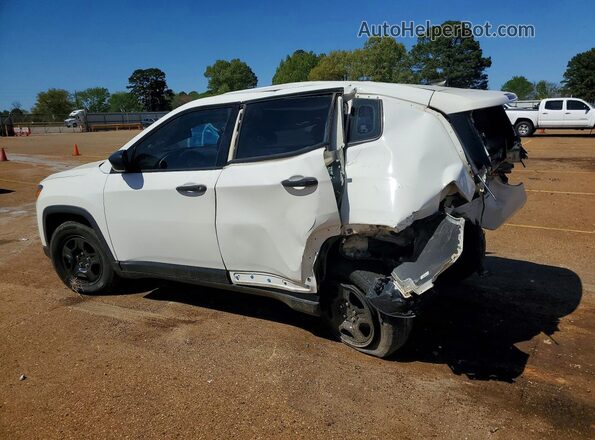 3C4NJCAB3KT646546 2019 JEEP COMPASS White Trasero izquierdo