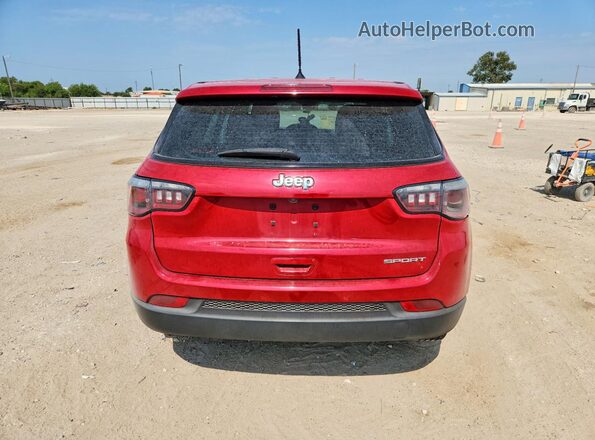 3C4NJCAB4JT369033 2018 JEEP COMPASS Red Հետևի տեսք