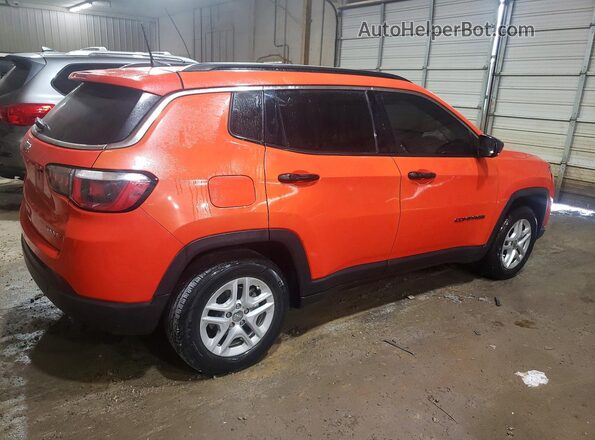 3C4NJCAB5KT685851 2019 JEEP COMPASS Оранжевый Задняя правая четверть