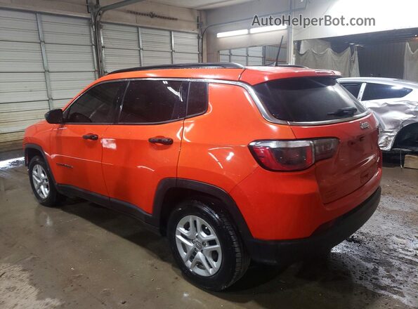 3C4NJCAB5KT685851 2019 JEEP COMPASS Оранжевый Задняя левая четверть