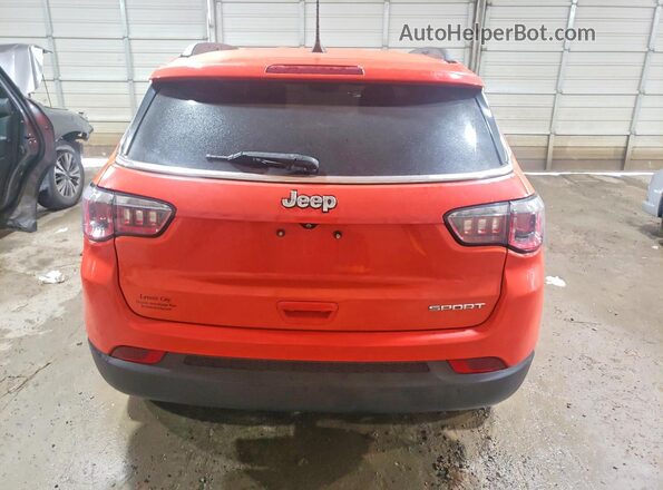3C4NJCAB5KT685851 2019 JEEP COMPASS Оранжевый Вид сзади
