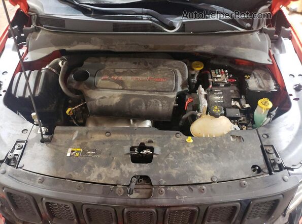 3C4NJCAB5KT685851 2019 JEEP COMPASS Оранжевый Вид подкапотного пространства
