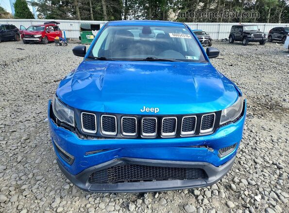 3C4NJCAB5LT247882 2020 JEEP COMPASS Blue Widok z przodu