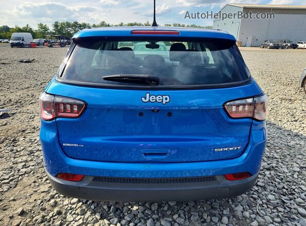 3C4NJCAB5LT247882 2020 JEEP COMPASS Blue Widok z tyłu