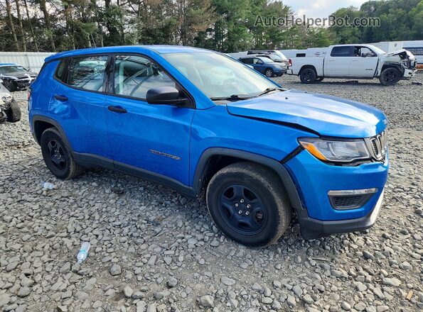 3C4NJCAB5LT247882 2020 JEEP COMPASS Blue Przód prawy