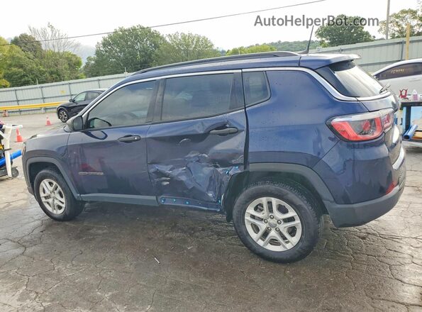3C4NJCAB8KT832602 2019 JEEP COMPASS Blue Հետևի ձախ