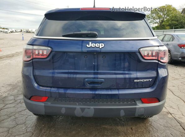 3C4NJCAB8KT832602 2019 JEEP COMPASS Blue Հետևի տեսք