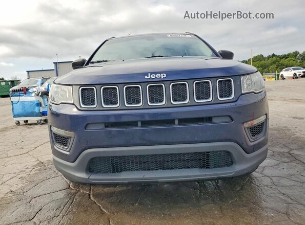 3C4NJCAB8KT832602 2019 JEEP COMPASS Blue Դիմացի տեսք