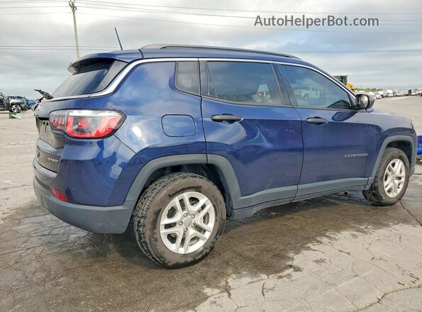 3C4NJCAB8KT832602 2019 JEEP COMPASS Blue Հետևի աջ