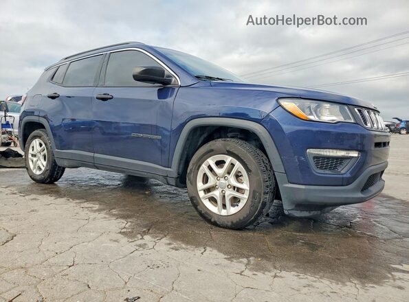 3C4NJCAB8KT832602 2019 JEEP COMPASS Blue Առջևի աջ