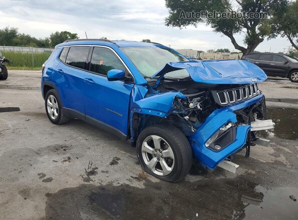 3C4NJCBB0JT134319 2018 JEEP COMPASS Blue Առջևի աջ
