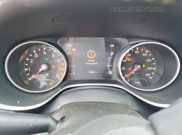 3C4NJCBB0JT134319 2018 JEEP COMPASS Blue Սարքավորումների վահանակի տեսք