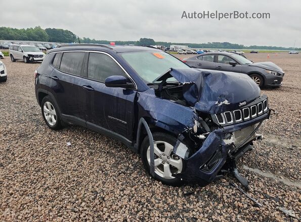 3C4NJCBB3KT773375 2019 JEEP COMPASS Синий Передняя правая четверть