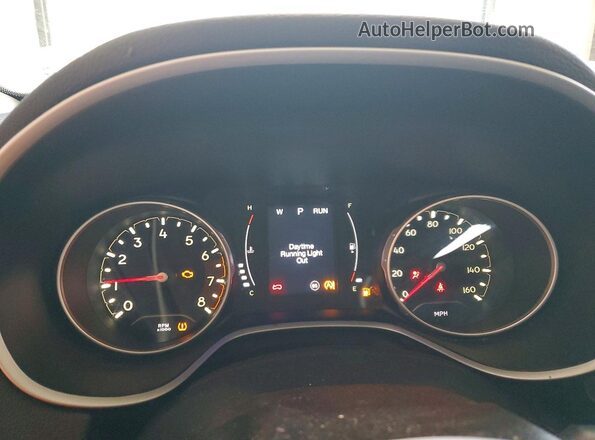 3C4NJCBB4HT605835 2017 JEEP COMPASS Silver Instrument cluster view