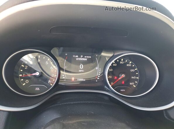 3C4NJCBB4KT851520 2019 JEEP COMPASS White Vista del cuadro de instrumentos