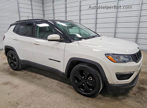 3C4NJCBB6KT802576 2019 JEEP COMPASS White Передня права чверть
