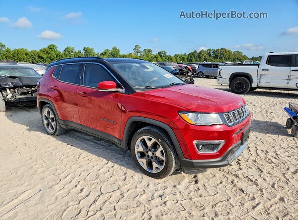 3C4NJCCB3KT637892 2019 JEEP COMPASS Red Передня права чверть
