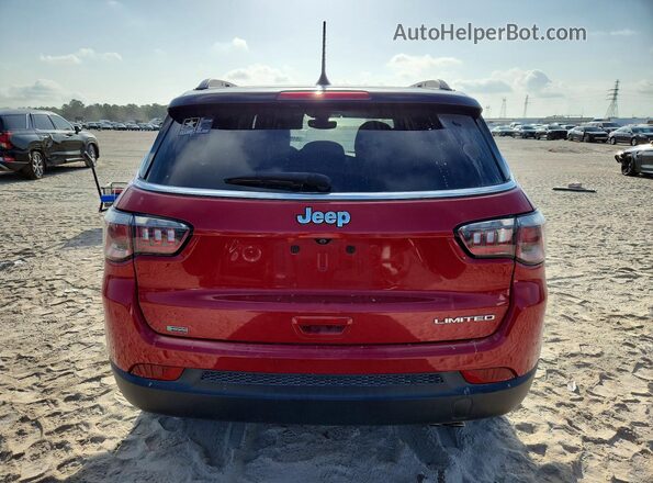 3C4NJCCB3KT637892 2019 JEEP COMPASS Red Вид ззаду