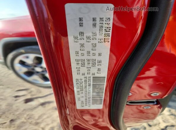 3C4NJCCB3KT637892 2019 JEEP COMPASS Red Вид підкапотного простору