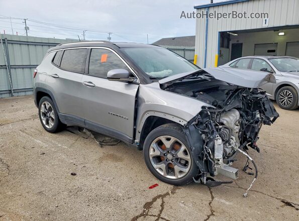 3C4NJCCB6KT755449 2019 JEEP COMPASS Серебряный Передняя правая четверть