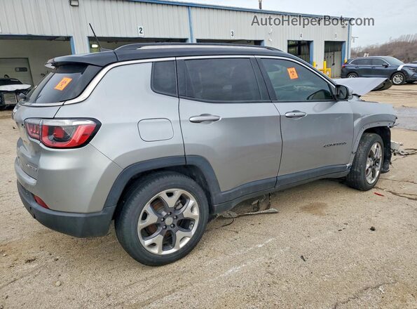 3C4NJCCB6KT755449 2019 JEEP COMPASS Серебряный Задняя правая четверть