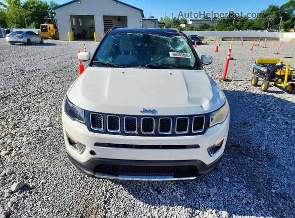 3C4NJCCB6LT205654 2020 JEEP COMPASS White Դիմացի տեսք