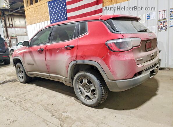 3C4NJDAB0MT566095 2021 JEEP COMPASS Burgundy Հետևի ձախ