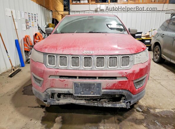 3C4NJDAB0MT566095 2021 JEEP COMPASS Burgundy Դիմացի տեսք