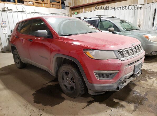 3C4NJDAB0MT566095 2021 JEEP COMPASS Burgundy Առջևի աջ
