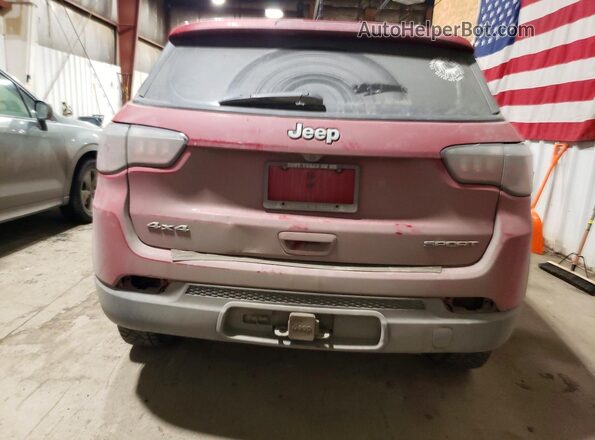 3C4NJDAB0MT566095 2021 JEEP COMPASS Burgundy Հետևի տեսք
