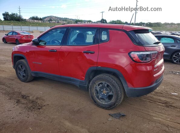 3C4NJDAB3MT561182 2021 JEEP COMPASS Red Rear left