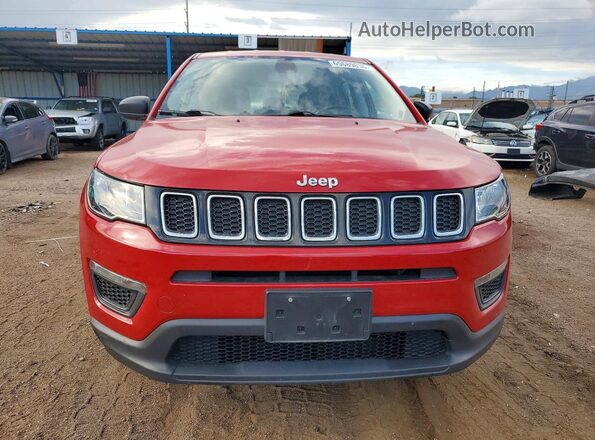 3C4NJDAB3MT561182 2021 JEEP COMPASS Red Front view