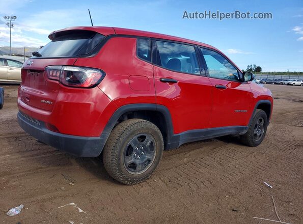 3C4NJDAB3MT561182 2021 JEEP COMPASS Red Rear right