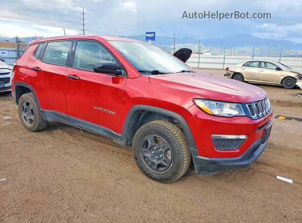 3C4NJDAB3MT561182 2021 JEEP COMPASS Red Front right