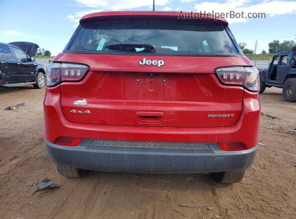 3C4NJDAB3MT561182 2021 JEEP COMPASS Red Rear view