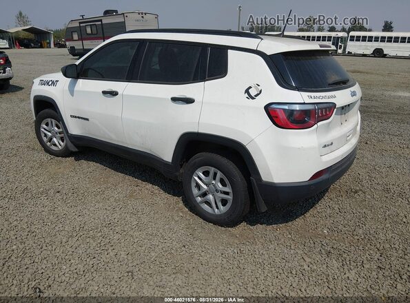 3C4NJDAB8JT126699 2018 JEEP COMPASS White უკანა მარცხენა