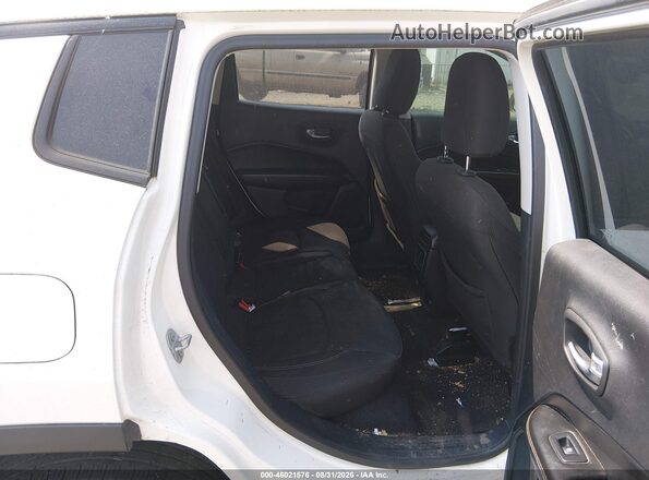 3C4NJDAB8JT126699 2018 JEEP COMPASS White VIN კოდის სტიკერის ხედი